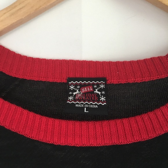 Well Worn Bah Humpug Ugly Christmas Sweater - Picture 3 of 3
